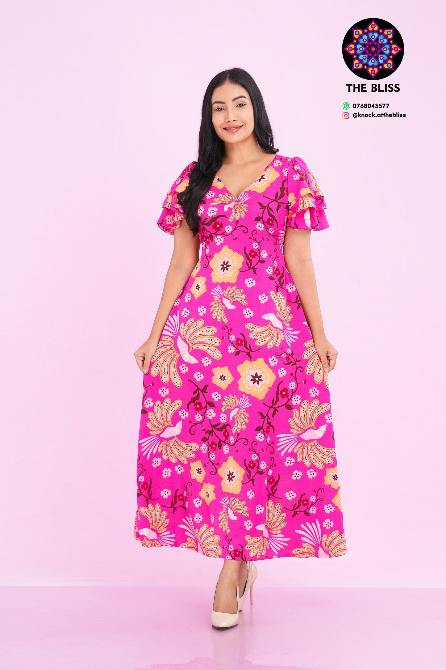 Natheli Floral Maxi Dress