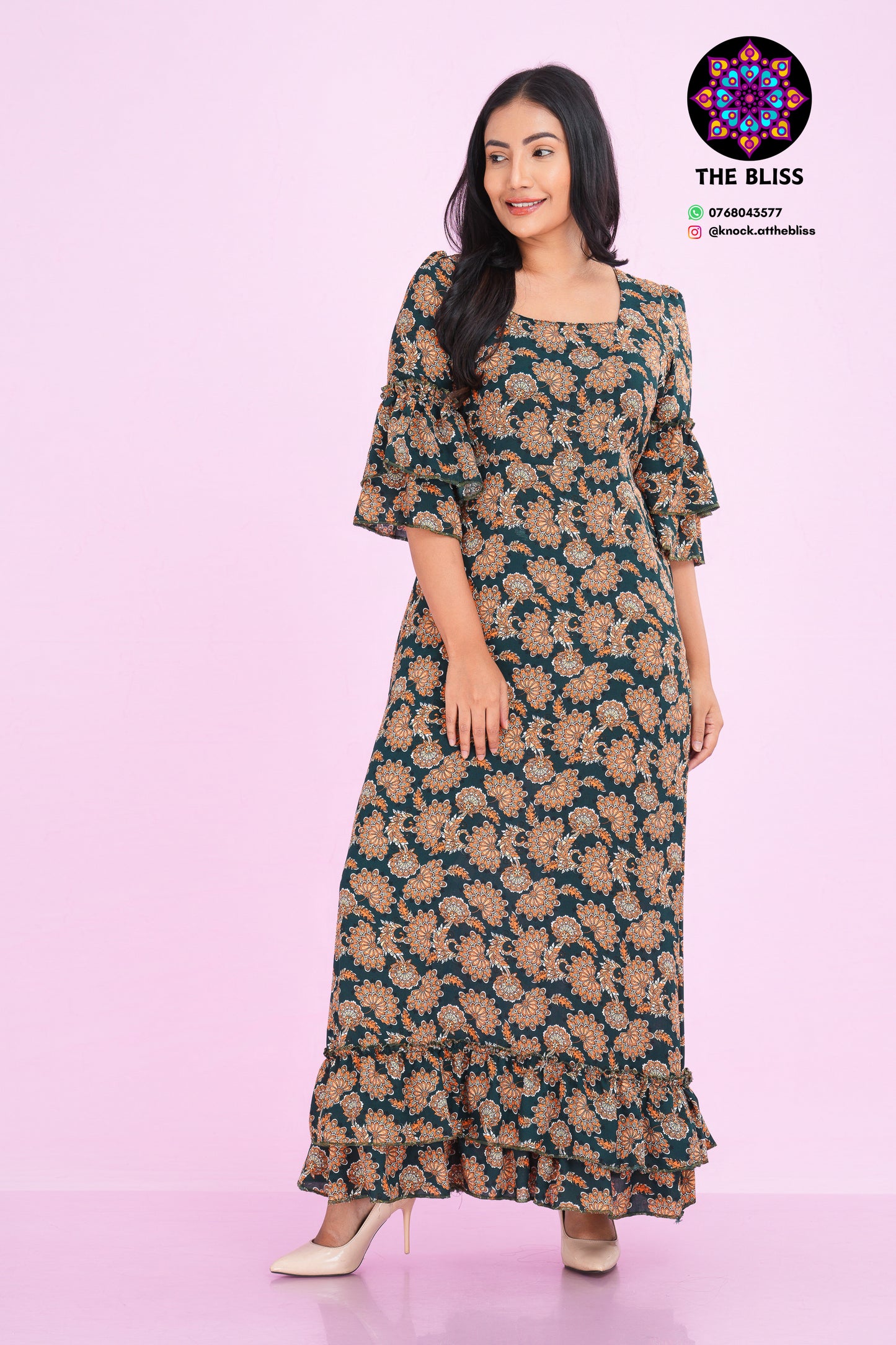 Elena Floral Maxi Dress