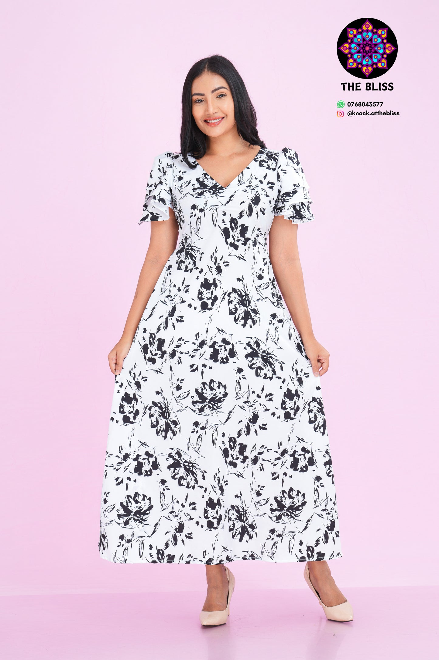 Natheli Floral Maxi Dress