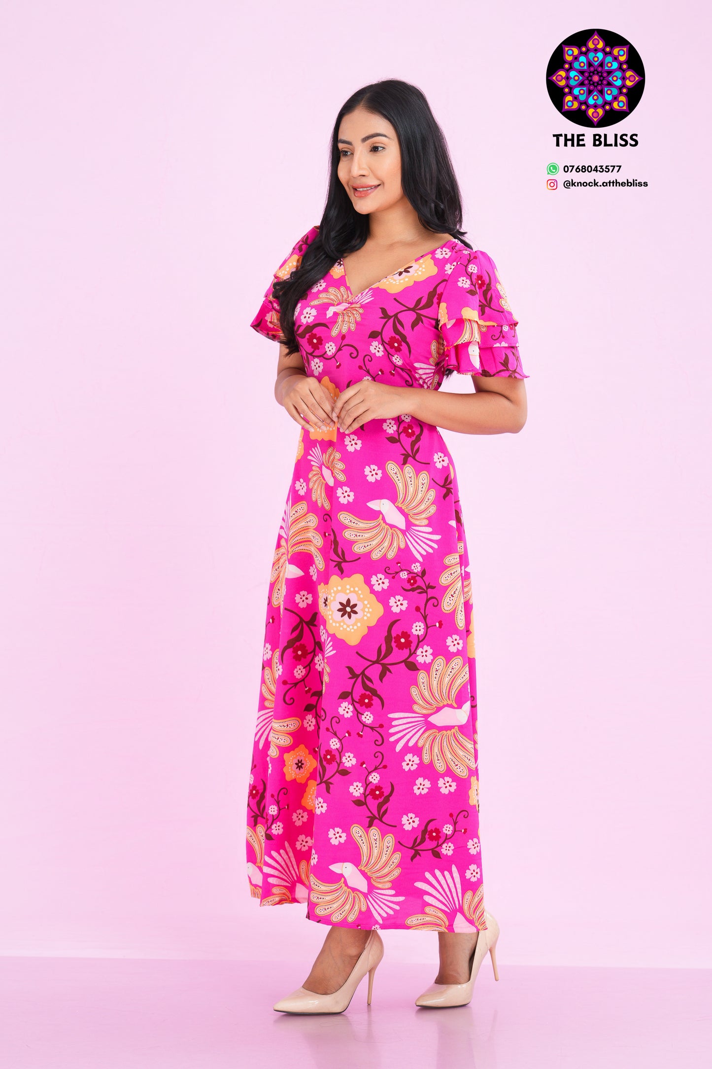 Natheli Floral Maxi Dress