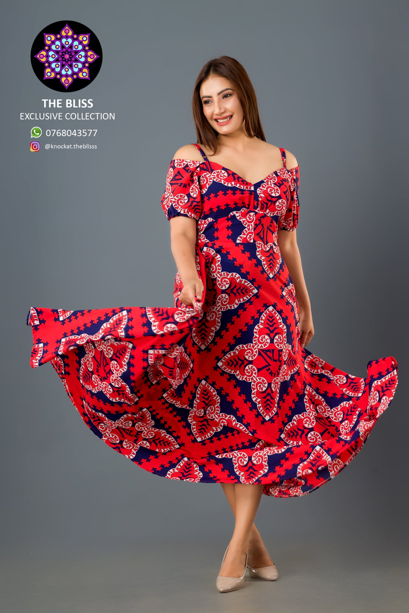 Mellie Off Shoulder Maxi Dress