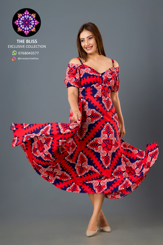 Mellie Off Shoulder Maxi Dress