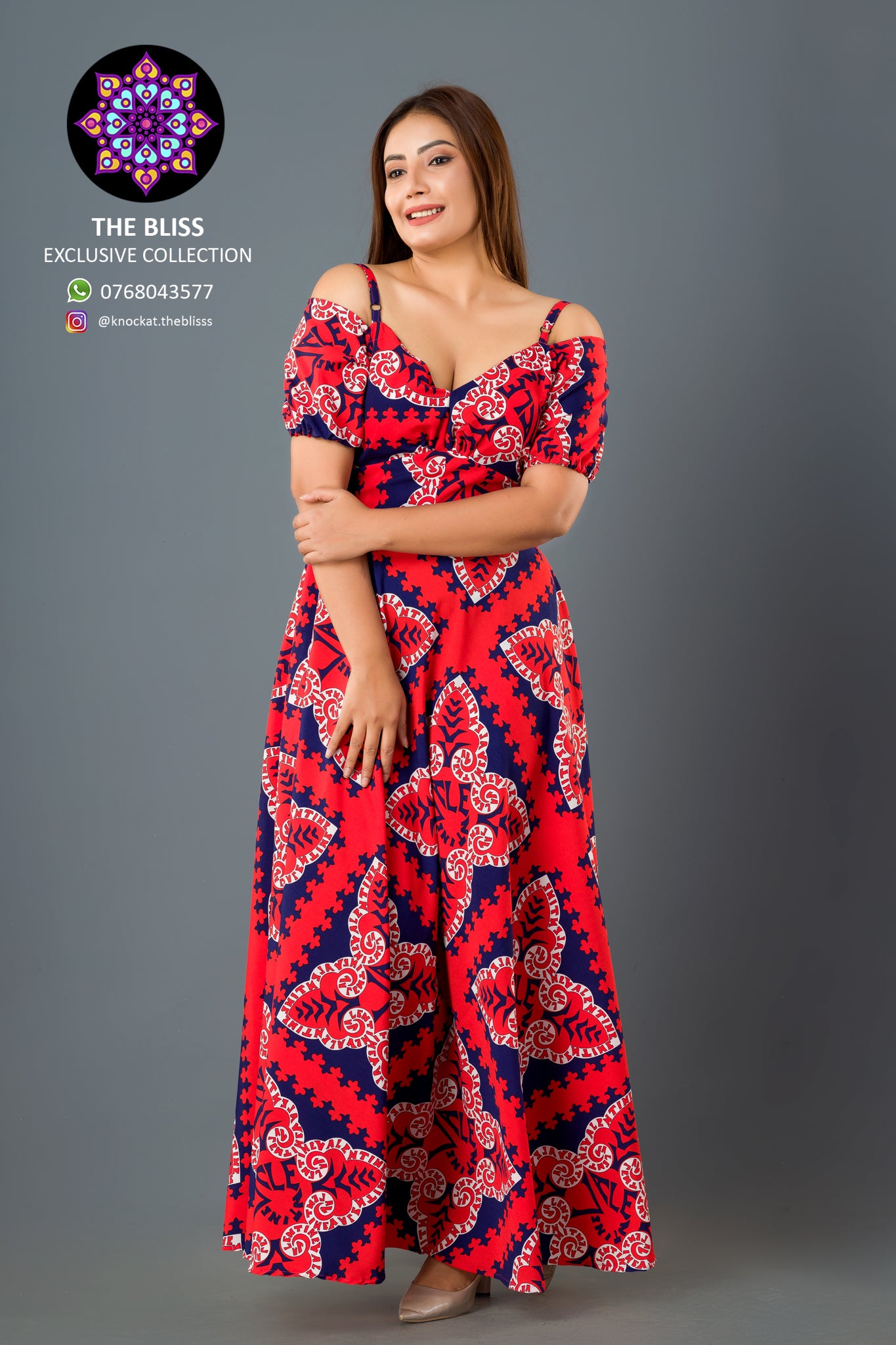 Mellie Off Shoulder Maxi Dress