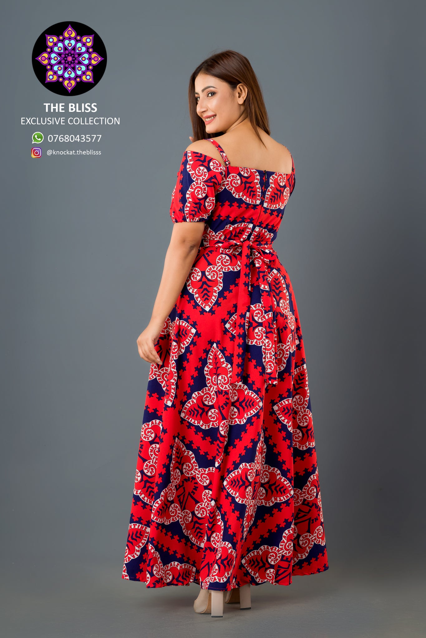 Mellie Off Shoulder Maxi Dress