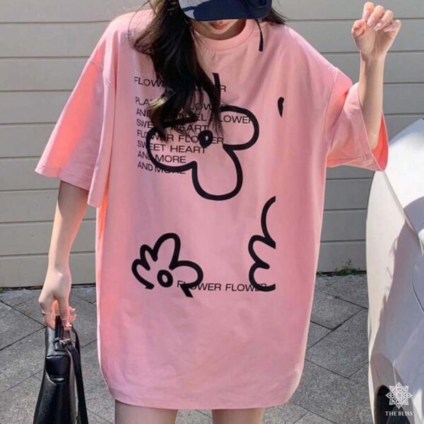 Azure Blossom Tee - Image 4