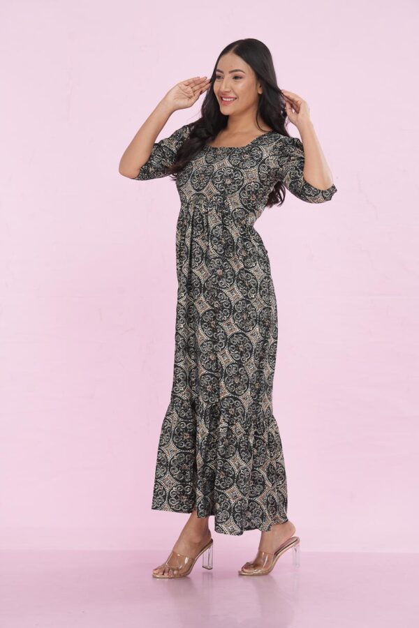 Hailey Buttoned Maxi Dress - Image 2