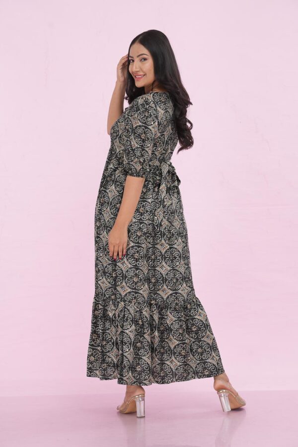 Hailey Buttoned Maxi Dress - Image 3