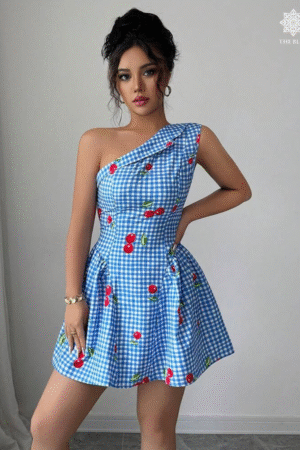 Blizga Cherry Short Dress