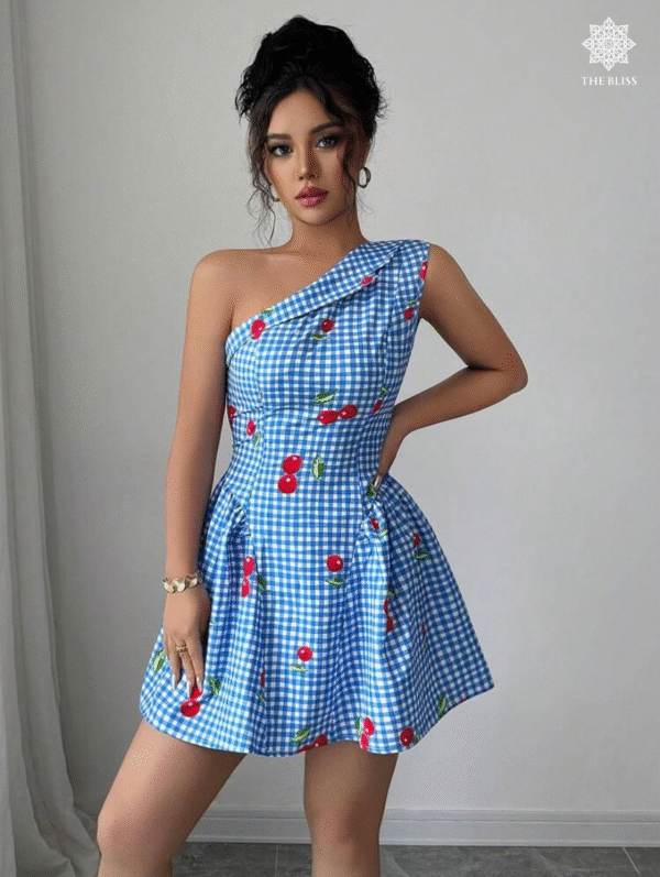 Blizga Cherry Short Dress