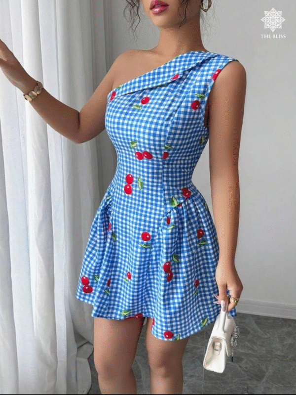 Blizga Cherry Short Dress - Image 3