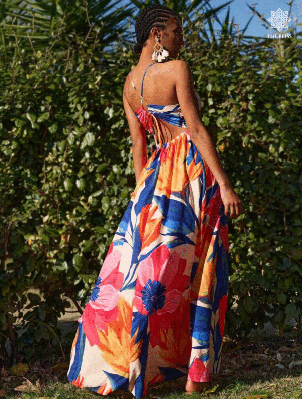 Travachic Halter Floral Dress - Image 4