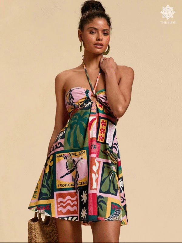 Travachic Tropical Floral Dress - Image 2