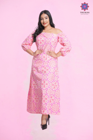 Rose Bloom Maxi Dress