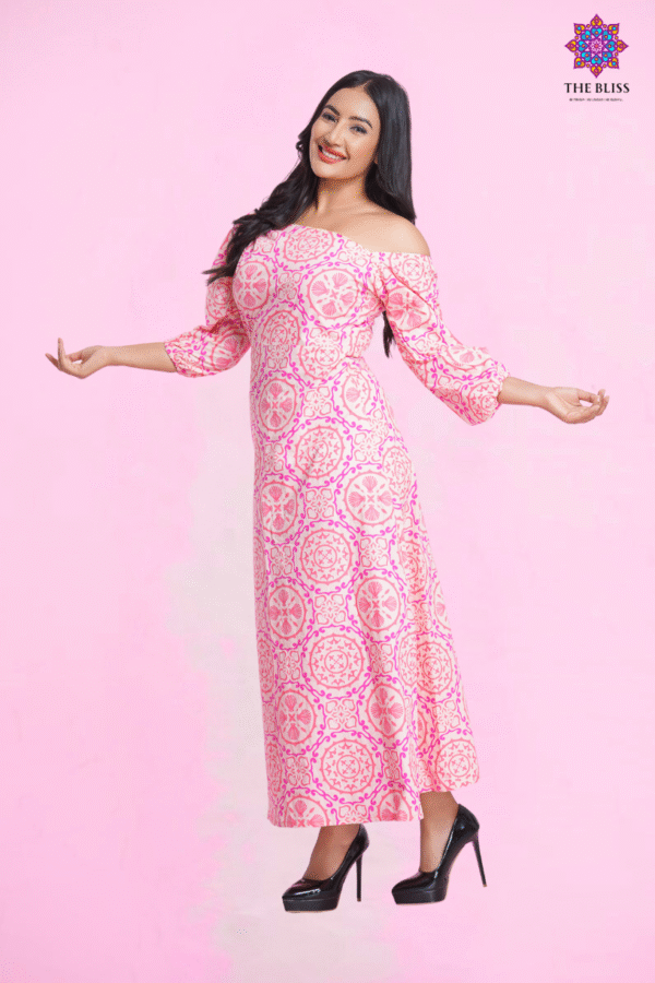 Rose Bloom Maxi Dress - Image 2
