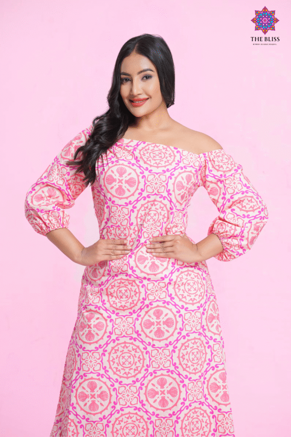 Rose Bloom Maxi Dress - Image 3