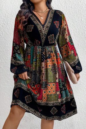 Kennedy V-Neck Mini Dress