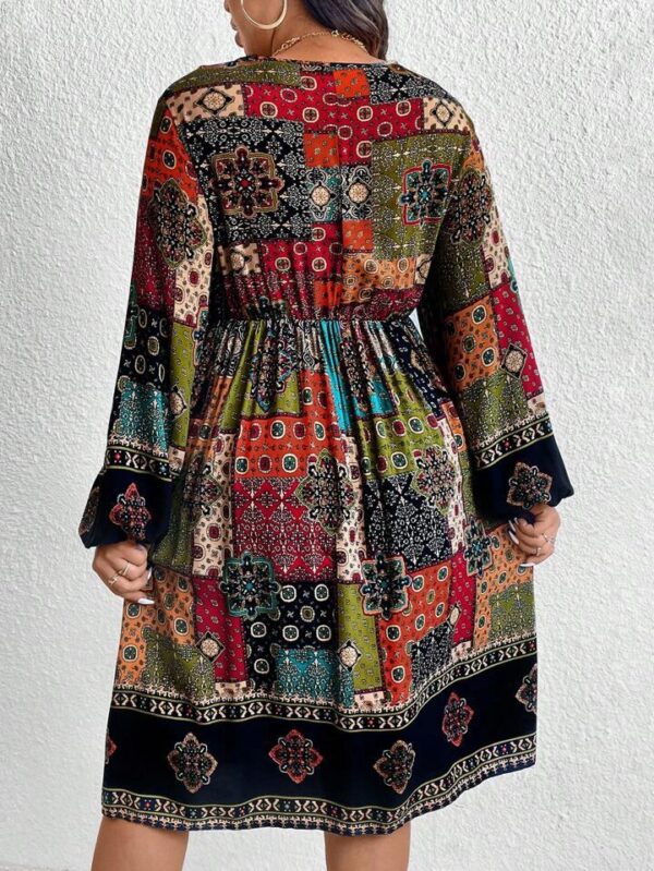 Kennedy V-Neck Mini Dress - Image 3