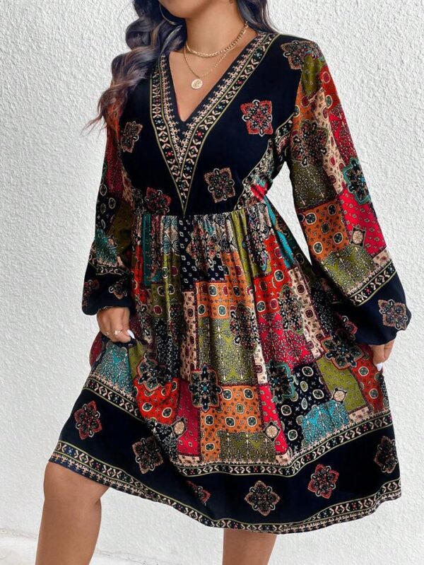Kennedy V-Neck Mini Dress - Image 2
