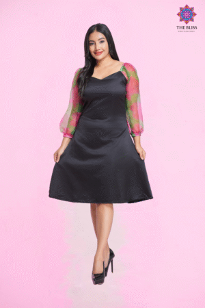 Obsidian Grace Midi Dress