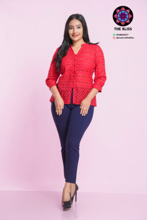 Crimson Charm Top