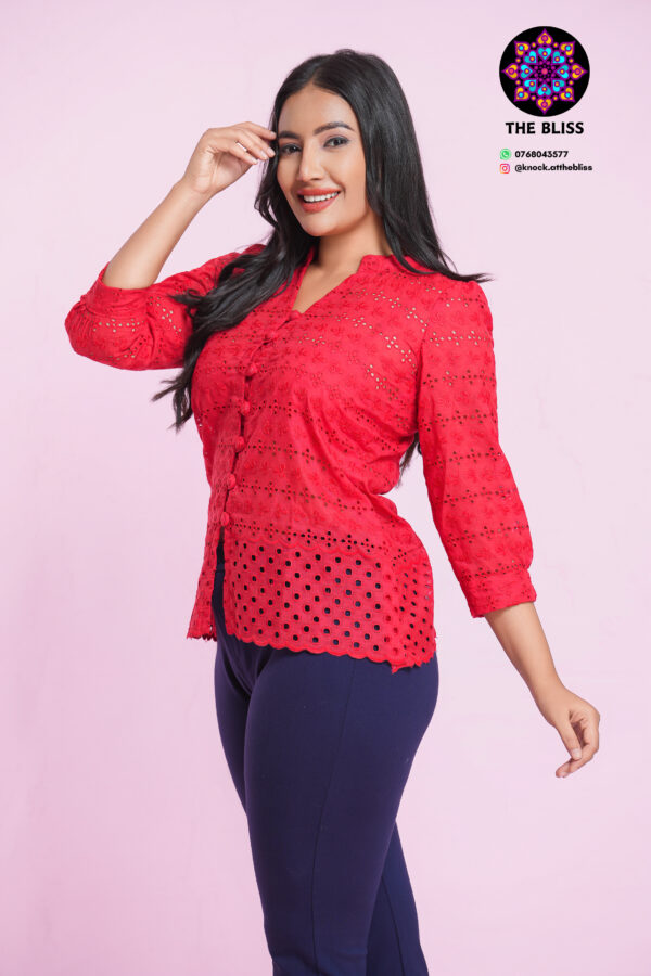 Crimson Charm Top - Image 2