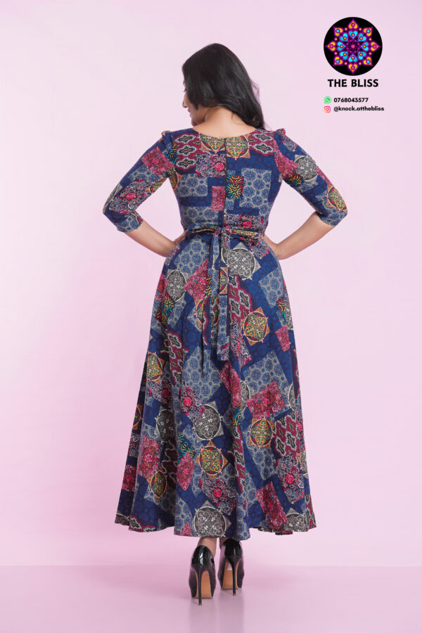 Indigo Bloom Maxi Dress - Image 4