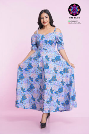 Luna Blue Maxi Dress