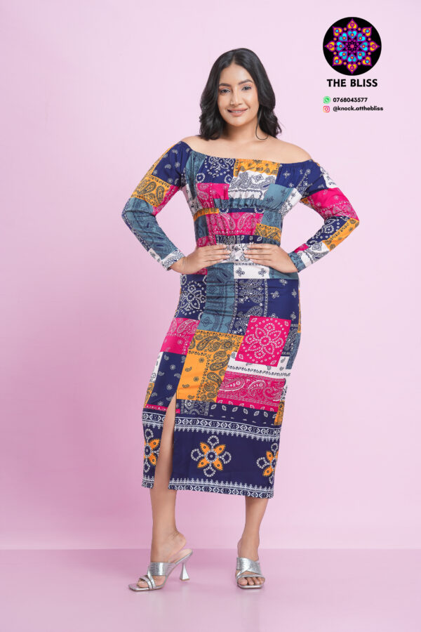 Boho Off-Shoulder Dress