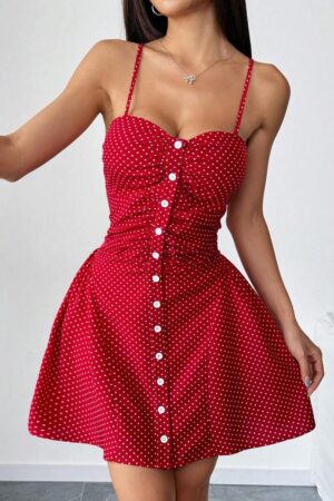 Polka Dot Mini Dress