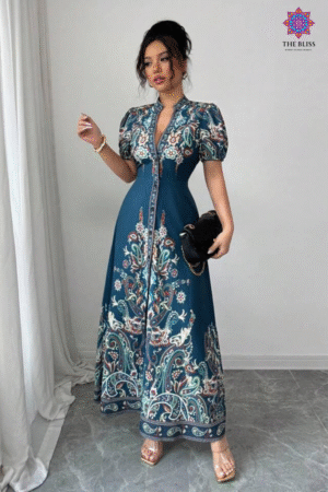 Elegant V neck Bodycorn Dress