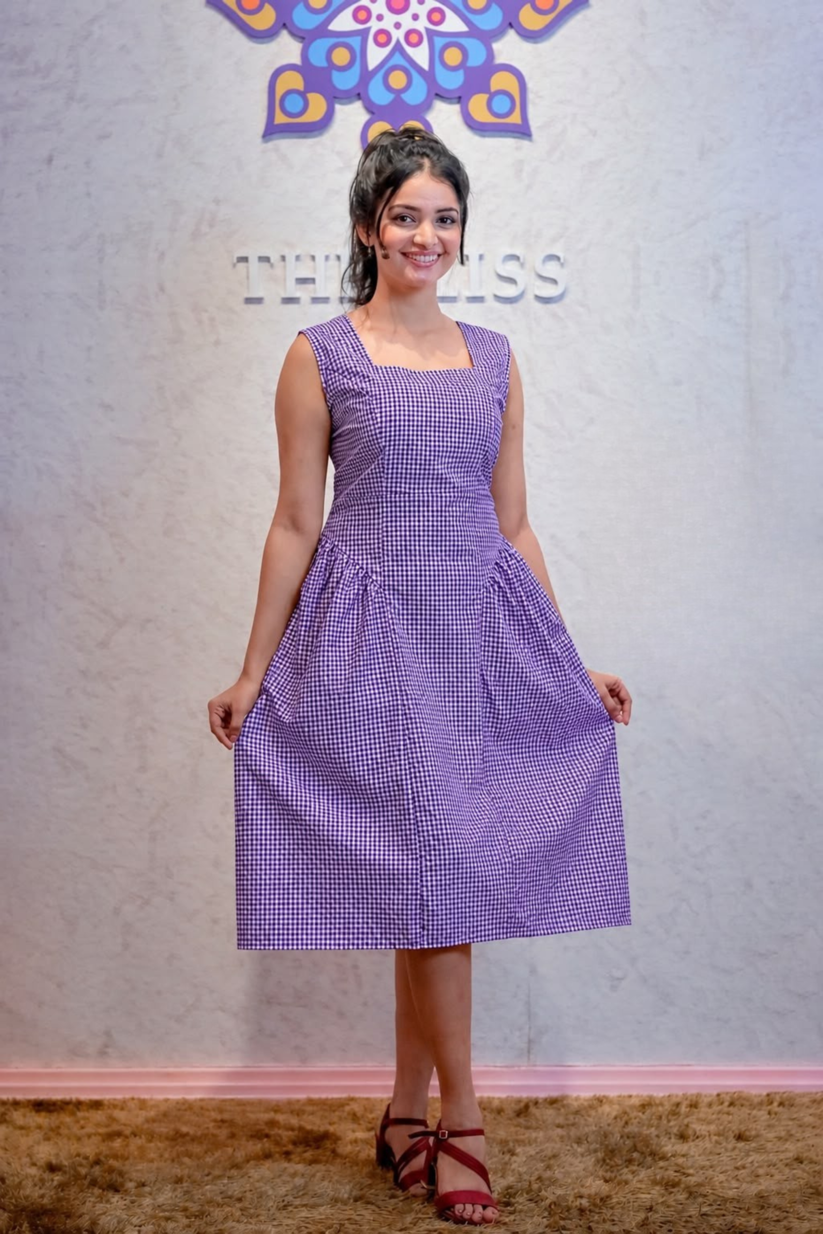 Neomi Checked Dress