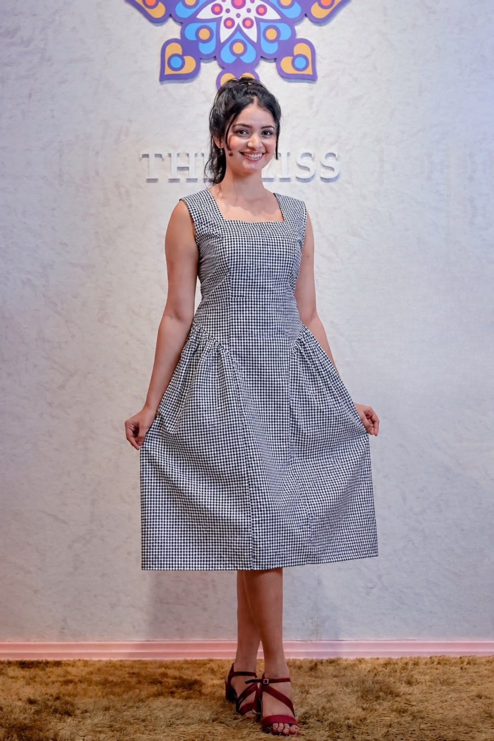 Neomi Checked Dress