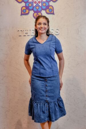 Liyana Denim Skirt